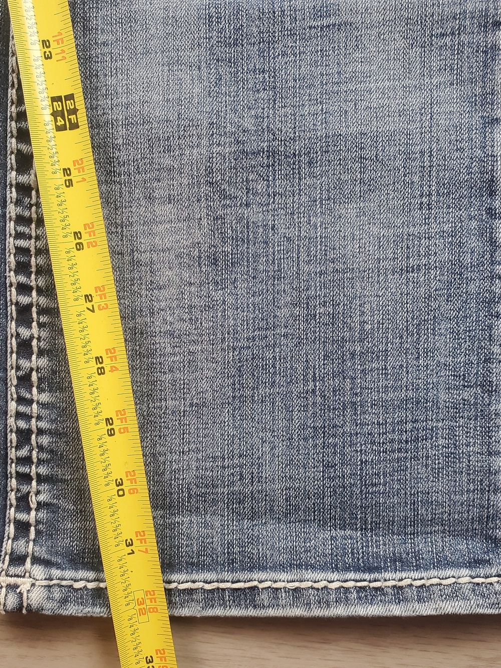 Riding Jean Straight Leg Jeans in Faded Blue - Picture 7 of 12